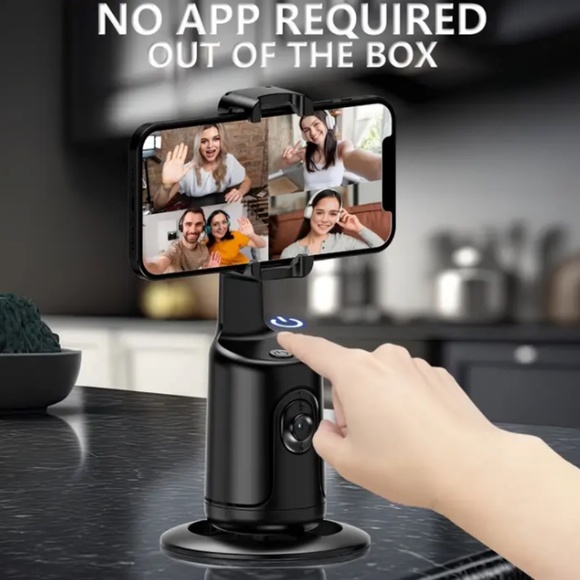 Auto Face AI Tracking Phone Holder with 360 Degree Rotation Tripod - Picture 2 of 4